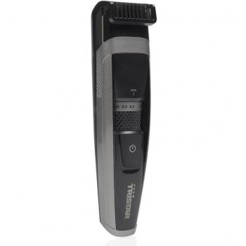 Tristar TR-2568 Recortadora de Barba con Batería, 17 Ajustes de Longitud, Uso en Mojado y Seco, Color Negro y Gris