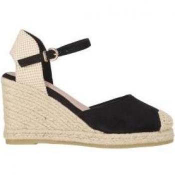 Chika10 NEW NADIA 01 Alpargatas de Cuña Negro/Black
