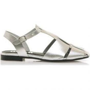 Sandalias planas de mujer Mustang Camille plateado