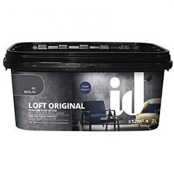 Pintura decorativa efecto loft original 2L grafito interior
