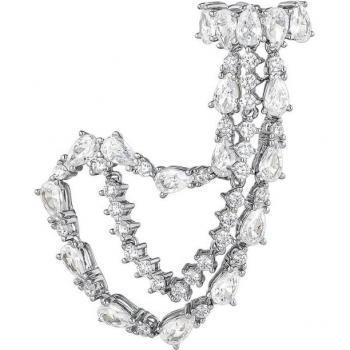 Ear Candy - Piercing múltiple Kyomi de plata bañado en rodio
