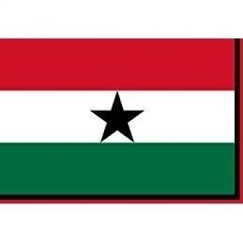 Civil Ensign of Ghana 1964-1966 | Civil Ensign of Ghana during the 1964-1966 tricolour Bandera 20x30cm para Diplomat-Flags Banderas de Coche