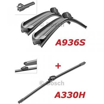 Bosch Limpiaparabrisas Frontal.traseros y borrador – Aerotwin A936S longitudes: 600/475 mm