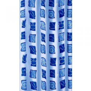 Kleine Wolke 4990700305 - Cortina de Ducha, 180 cm x 200 cm, Color Multicolor