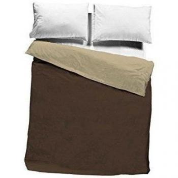 Pikolin Home - Saco nórdico 100% algodón 150 cm, marrón