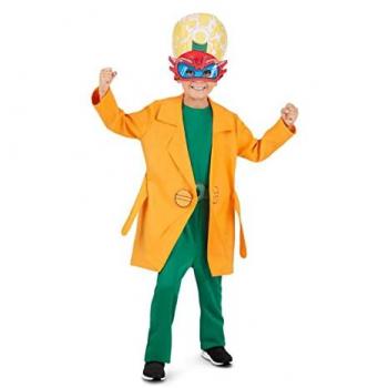 Disfraz de Dr. Volt Superzings™ infantil (My Other Me) - Disfraz para niños, incluye capa y máscara, diseño colorido inspirado en el personaje Dr. Volt de la serie Superzings™, disponible en varias tall