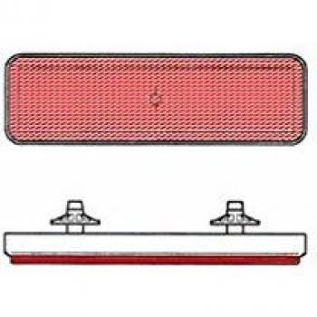 V PARTS - Catadioptrico reflector rectangular trasero rojo - 8164