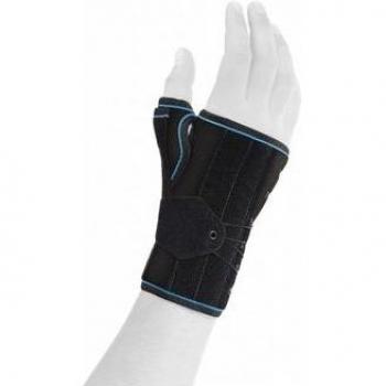 Muñequera Actius Palmar Dorsal Pulgar Izquierda Negro ACE506 T2 1 Unidad