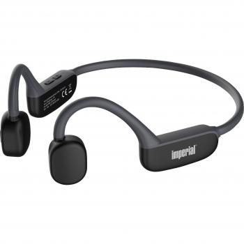 Auriculares Deportivos Bluetooth de Conducción Ósea Imperial bluTC Active 1 - Negro, Resistente al Sudor, Sin Cancelación de Ruido, 11 horas de Batería