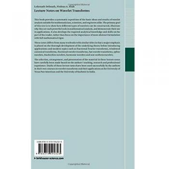 Lecture Notes on Wavelet Transforms
