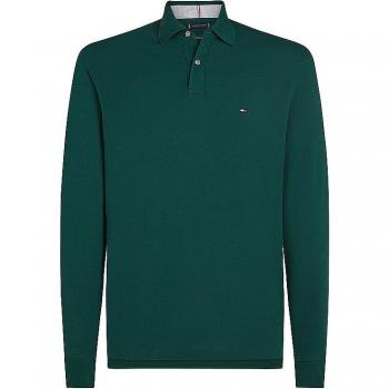 Polo de manga larga Tommy Hilfiger para hombre, fit regular, color Ornamenta Green