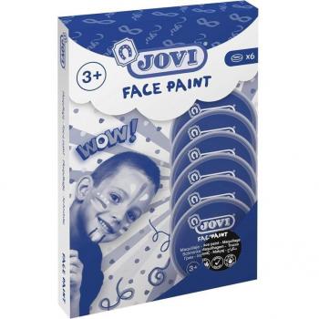 JOVI Face Paint Estuche Maquillaje Facial 6 Botes 8ml Color Negro