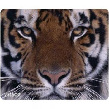 Allsop Nature Smart Mouse Pad Tiger 60% Recycled Content, Anti-Microbial
