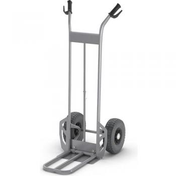 Carretilla Profesional de Acero MATADOR con Cubo Plegable, Capacidad de Carga 200 kg
