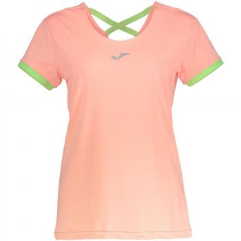 Joma Free II Camiseta Manga Corta, Mujer, salmón, XS