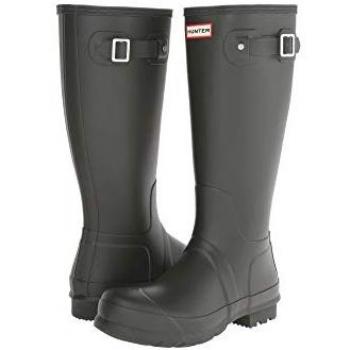 Hunter Original Tall Men's Rain Boots - Dark Olive - Size UK 12