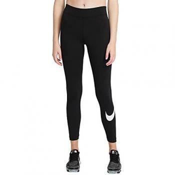 NIKE CZ8530-010 W NSW ESSNTL LGGNG Swoosh MR Leggings Womens Black/