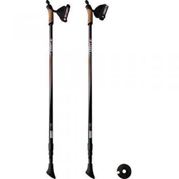 Schreuders Sr out Ajus.ALU 86-140 Cm Zrg Bastón Acampada y Senderismo, Adultos Unisex, Gris