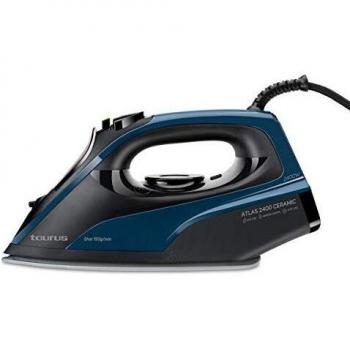 Taurus 918687000 Atlas 2400 Plancha de Vapor con Modo Eco, Elimina Virus y bacterias, Suela cerámica ultradeslizante, 150g/min, Sistema Cal, Auto-Limpieza y Anti-Goteo, Plástico