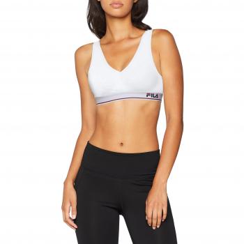 Fila 1-Pack Urban Bra Fu6045 White, Sujetador Deportivo para Mujer, Blanco 300, Medium
