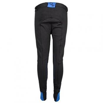 QHP de equitación para equitación Junior Niños plástico de la Rodilla, Color Marine, tamaño 116