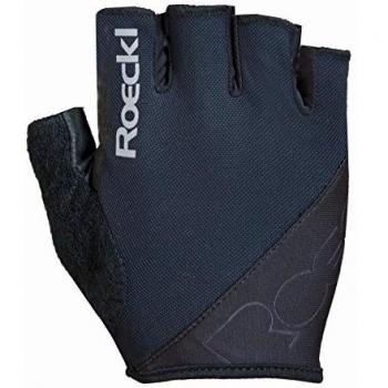 Roeckl Bologna Guantes de Ciclismo de Verano Dedo Corto Negro, tamaño:11