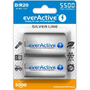 everActive Batería D 5500 mAh Ni-MH Recargable