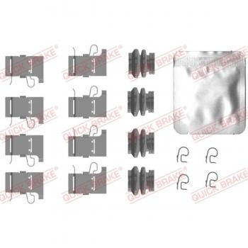 Pastillas de freno de disco QUICK BRAKE 109-0084 con kit de accesorios