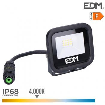 Foco Proyector LED 10W 800lm 4000K Black Series