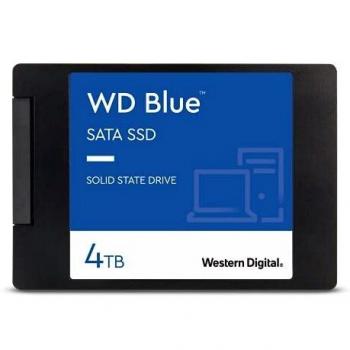 WD Blue 4TB 2.5” SATA SSD con hasta 560MB/s de velocidad de lectura