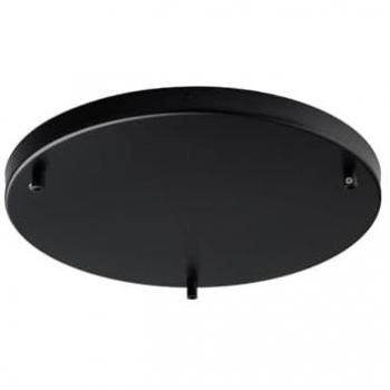 Rosón Multicavo de Hierro Negro con 3 Luces y Diámetro de 40 cm
