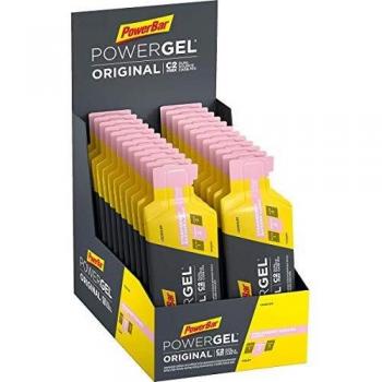 Powerbar PowerGel Original Strawberry-Banana 24 x 41g - High Carb Energy Gel + C2MAX + Sodium