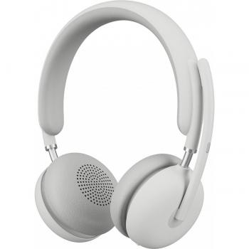 Auriculares Logitech Zone Wireless 2 Diadema Inalámbricos y Alámbricos con Cancelación de Ruido, USB Tipo C, Bluetooth, Blanco
