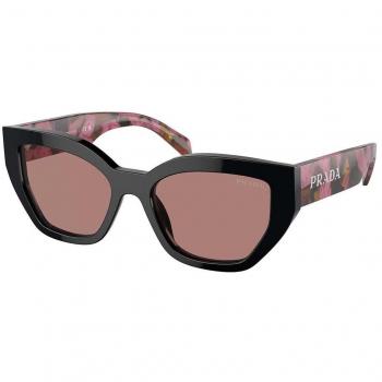 Prada PR A09SF Asian Fit Women's Sunglasses Black Size 55