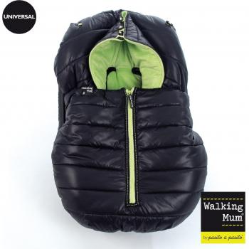 WALKING MUM - Funda para Grupo 0 Walking Mum de Invierno Universal Nero Verbier negro