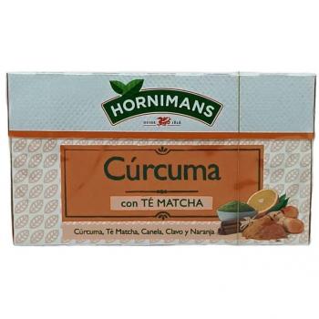 Infusión de Cúrcuma con Té Matcha Hornimans. 20 Bolsitas