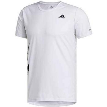 adidas Run It tee PB Camiseta de Manga Corta, Hombre, White, XL