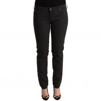 Ermanno Scervino Black Low Waist Skinny Denim Cotton Jeans - W32
