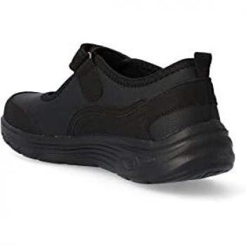 SWEDEN KLE Deportivo de Velcro cómodo Mujer KLE 882247 Negro - 39, Negro