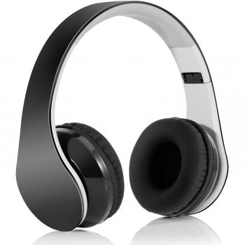 Auriculares Inalámbrico Diadema, Bluetooth 4.1 Plegable Hi-Fi Estéreo Con 3.5 mm Audio Jack Con Micro Para Smartphone Y Tableta