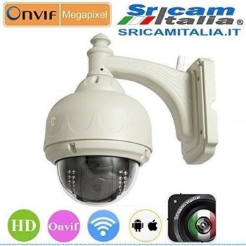WIRELESS CAMERA SP SP015 IP HD, PANTALLA LED ONVIF MOTORIZADA 20 M