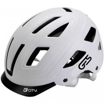 Casco de ciclismo Ges City Talla M Blanco Mate 55-58 cm