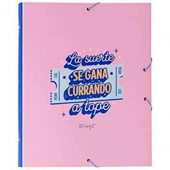 Mr. Wonderful Carpeta separadora - la suerte se gana currando a tope