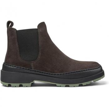 Camper Brutus Trek Women's Suede Ankle Boots - Brown and Grey, Size 39/8.5