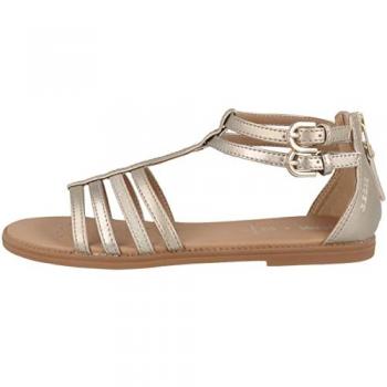 Geox Girls' Karly Platinum Sandals - Gold, Toddler to Big Kid