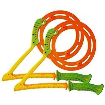 Frisbee Ogo Sport Aero Zipp, Pack Doble, Nueva Triachina de Disco para Mucha Acción y Diversión