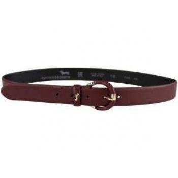 Harmont & Blaine Women's Adjustable Red Leather Belt 85 CM