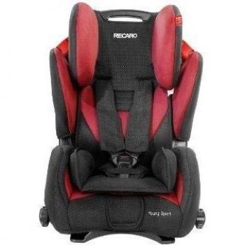 Recaro 62022121066 - Silla de coche Bellini punched Cherry, Grupos ECE 1/2/3