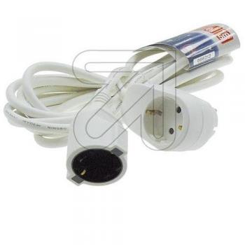 Alargador de Cables Powersplit 5 m, 3x 1,5 mm², Blanco