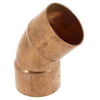 Codo de 45° para soldar hembra-hembra Ø54 CURVA 45 5041/HH-54